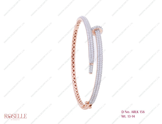 Roselle Rose Gold Ladies Bracelet – ARLK 156