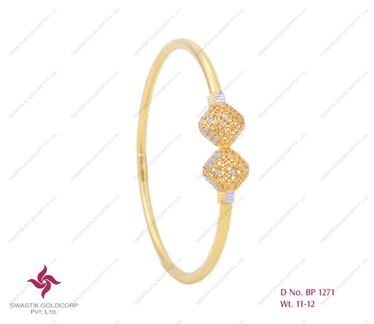 Swastik’s Ball Pipe Bangle – BP 1271