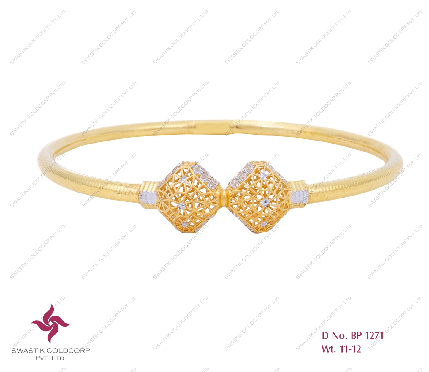 Swastik’s Ball Pipe Bangle – BP 1271