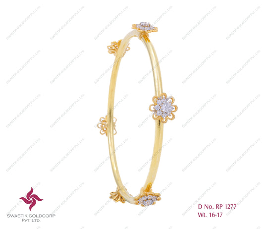 Swastik`s Round Pipe Bangle – RP 1277