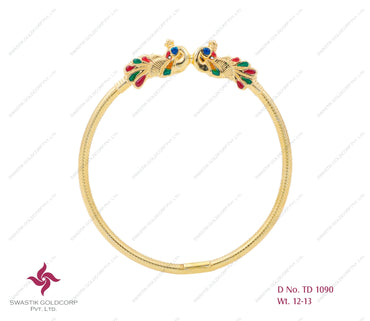 Swastik`s Traditional Peacock Bangle – TD 1090