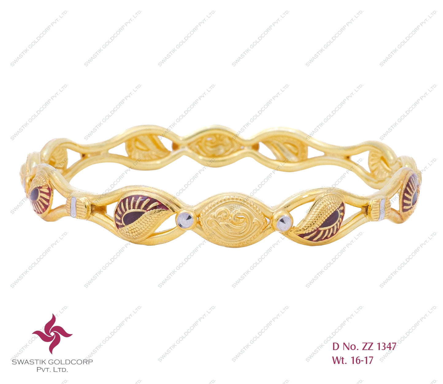 Swastik ZigZag Bangle – ZZ 1347