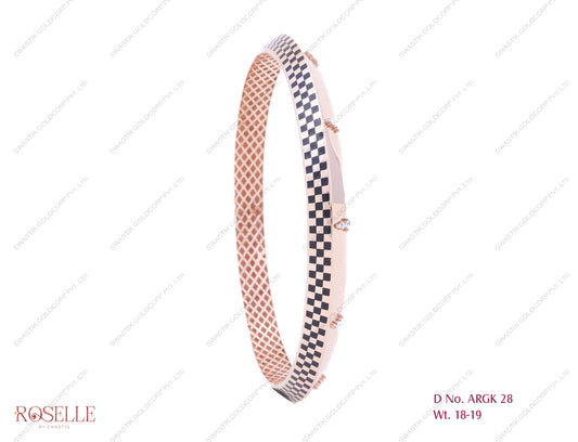 Roselle Rose Gold Gents Kadda – ARGK 28