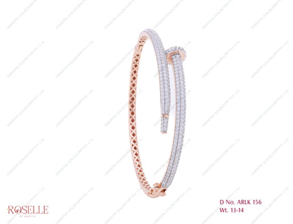 Roselle Rose Gold Ladies Bracelet – ARLK 156