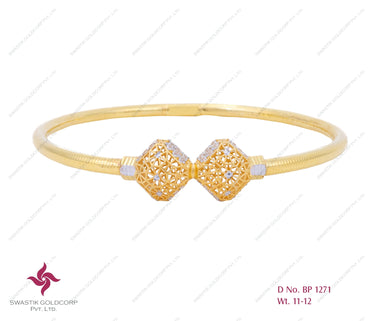 Swastik’s Ball Pipe Bangle – BP 1271