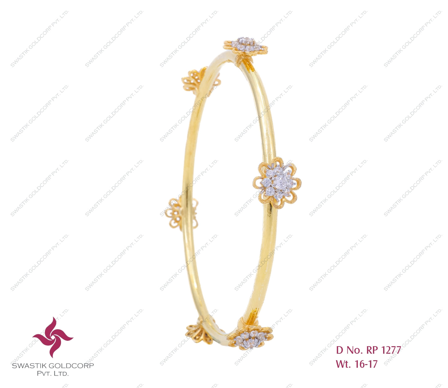 Swastik`s Round Pipe Bangle – RP 1277