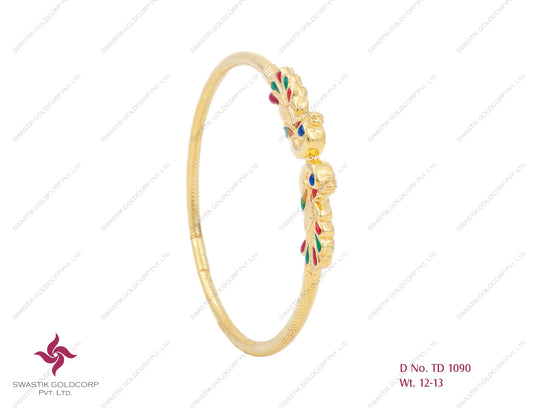 Swastik`s Traditional Peacock Bangle – TD 1090